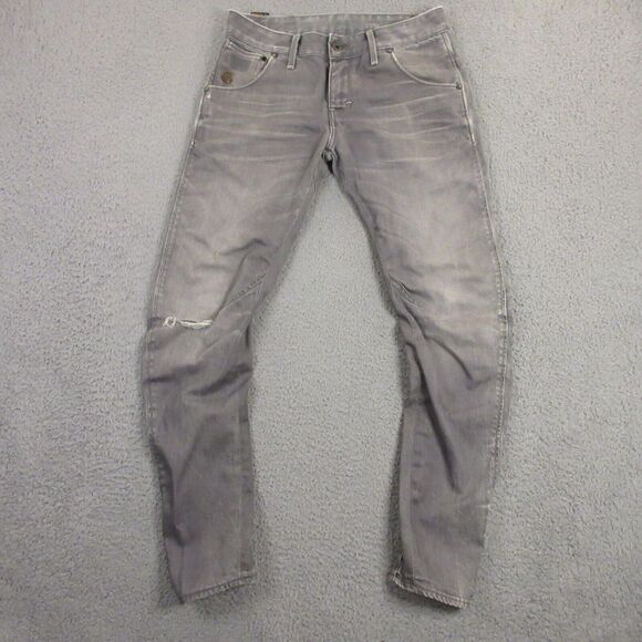 G-Star Other - GStar Raw Denim Arc 3D Slim Jeans Mens size 30x30 Gray Tapered Distressed